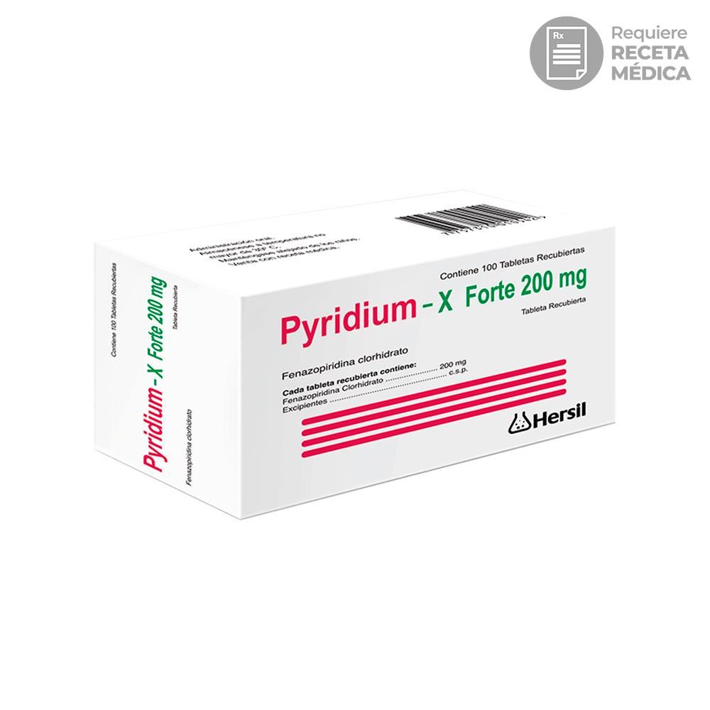 Pyridium-X Forte 200 mg Tabletas Recubiertas